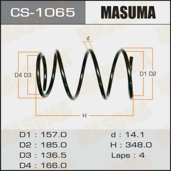 Пружина подвески MASUMA CS1065