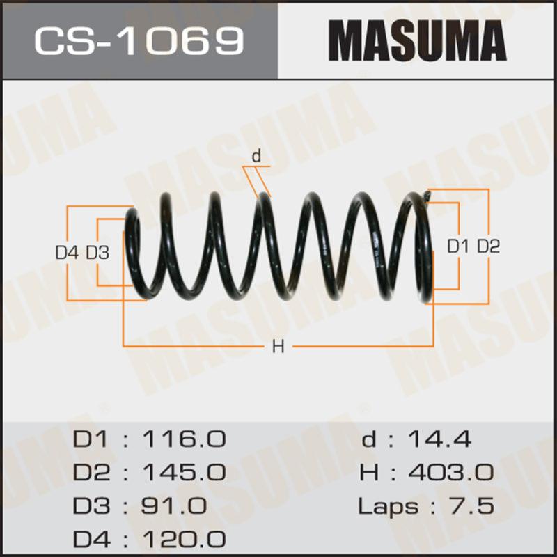 Пружина підвіски MASUMA CS1069
