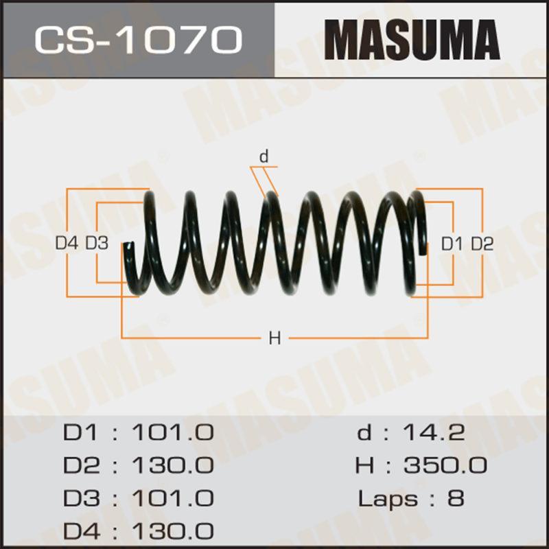 Пружина подвески MASUMA CS1070