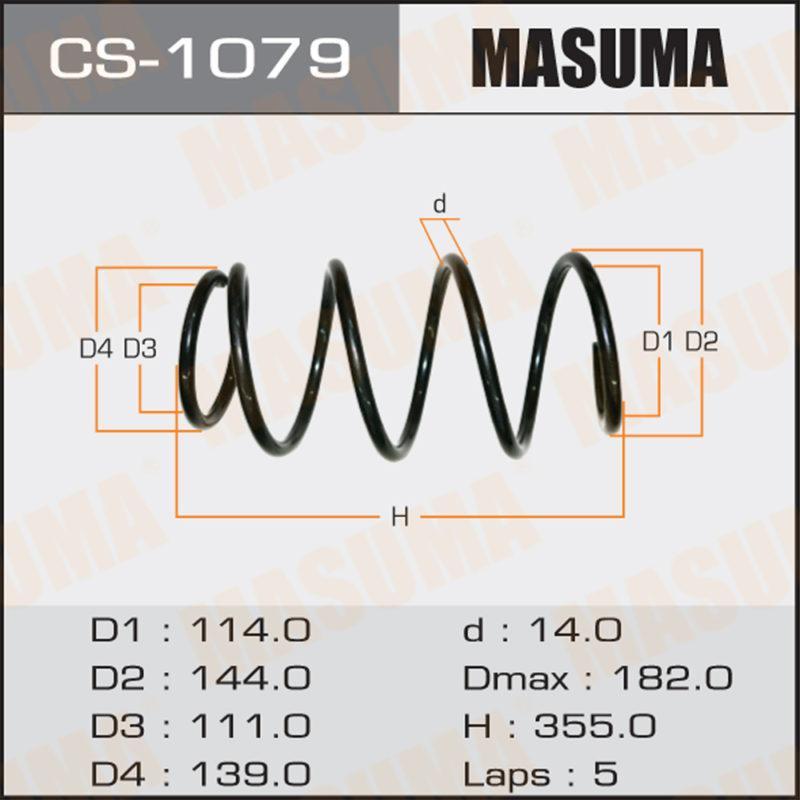 Пружина подвески MASUMA CS1079