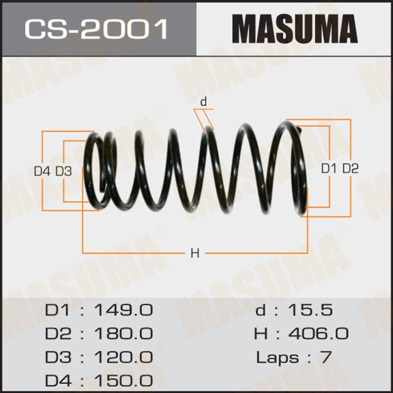Пружина підвіски MASUMA CS2001