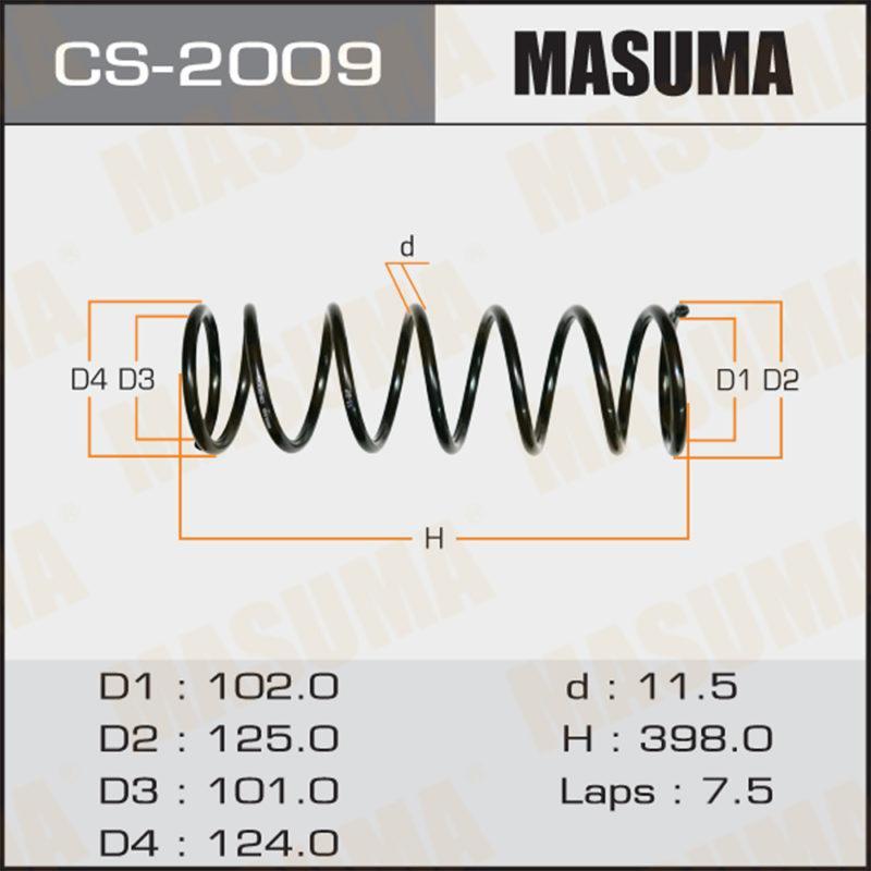 Пружина підвіски MASUMA CS2009