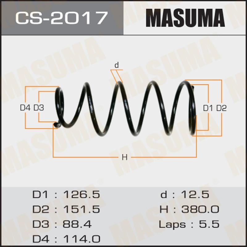 Пружина подвески MASUMA CS2017