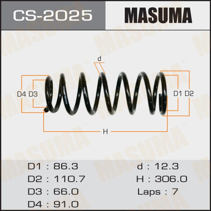 Пружина подвески MASUMA CS2025