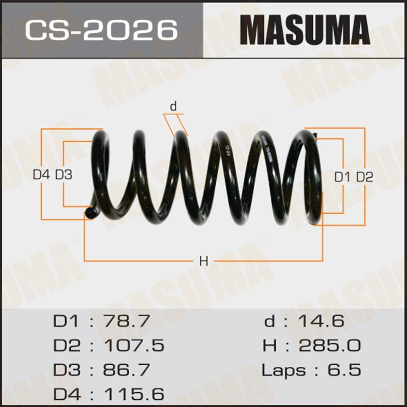 Пружина подвески MASUMA CS2026