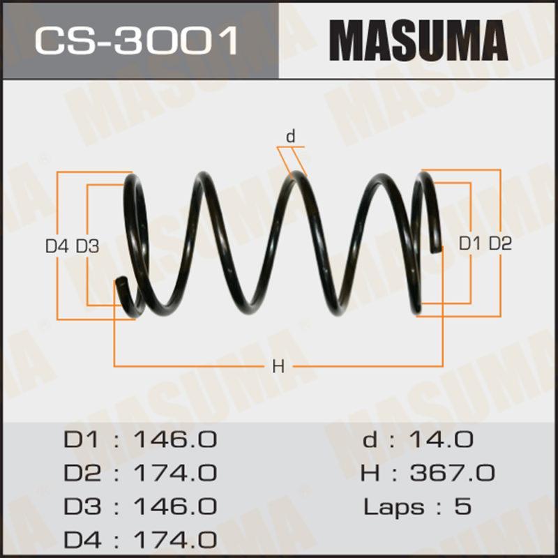 Пружина підвіски MASUMA CS3001