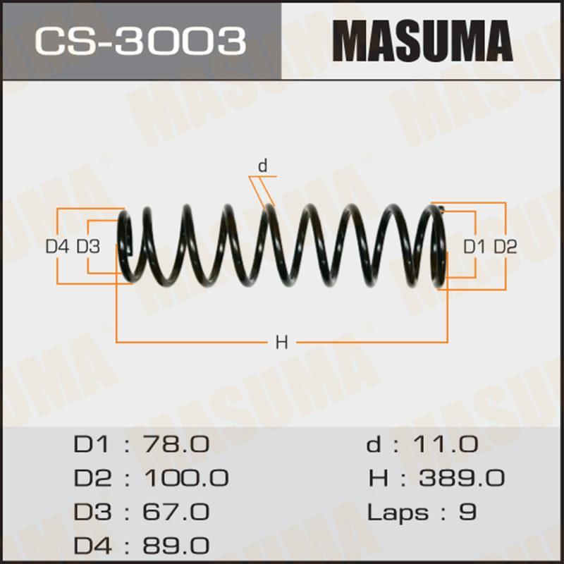 Пружина підвіски MASUMA CS3003