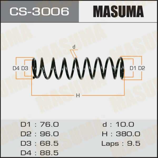 Пружина підвіски MASUMA CS3006