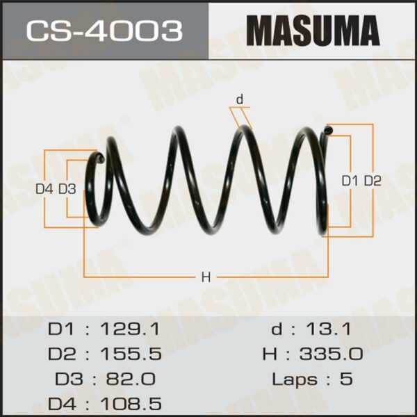 Пружина подвески MASUMA CS4003