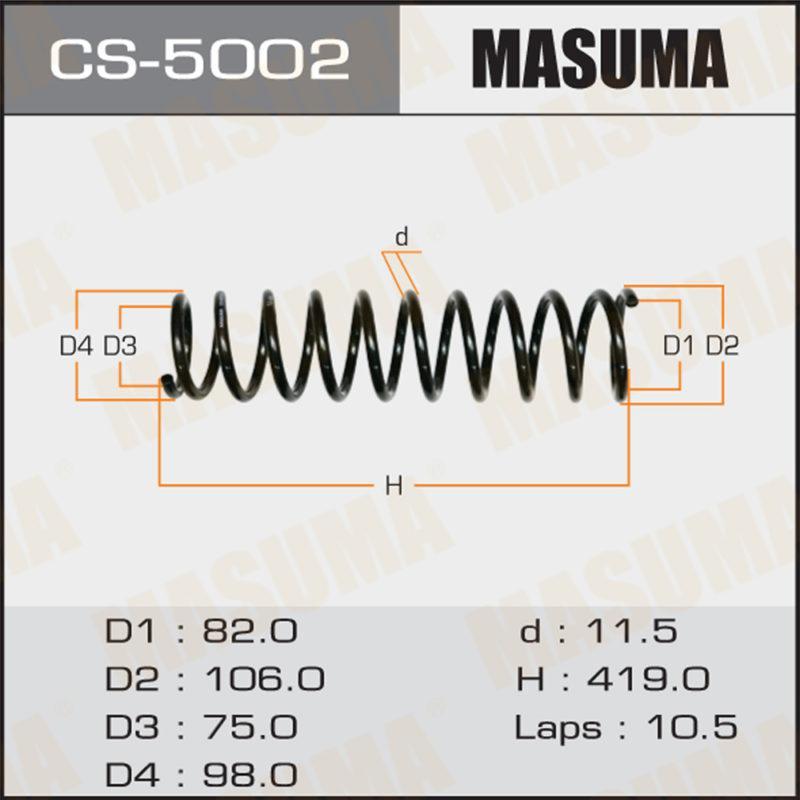 Пружина подвески MASUMA CS5002