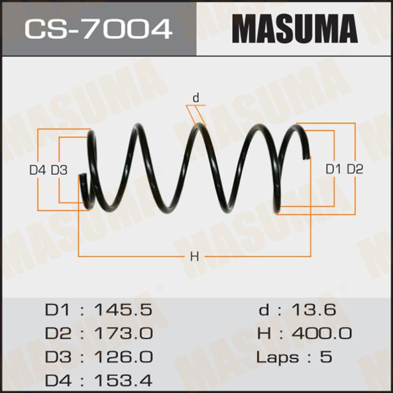 Пружина подвески MASUMA CS7004