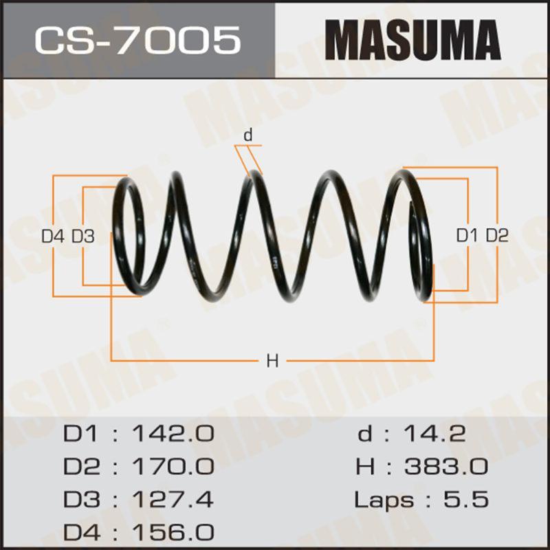 Пружина підвіски MASUMA CS7005