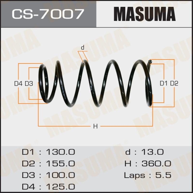 Пружина подвески MASUMA CS7007