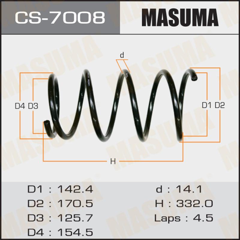 Пружина подвески MASUMA CS7008