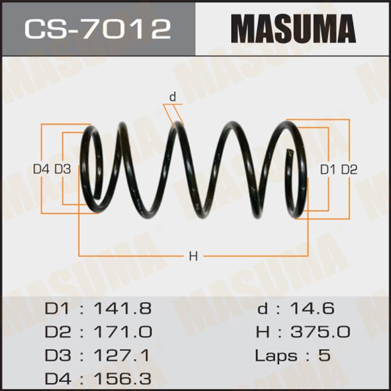 Пружина подвески MASUMA CS7012