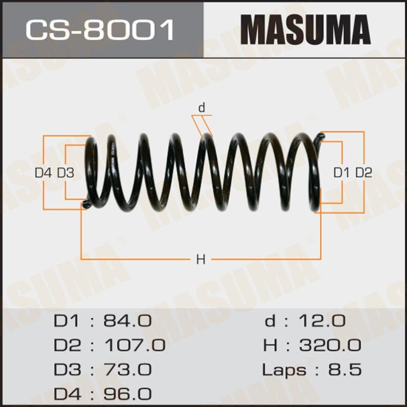 Пружина подвески MASUMA CS8001