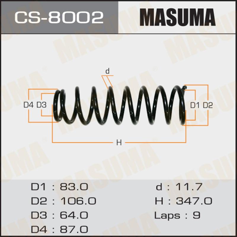 Пружина подвески MASUMA CS8002