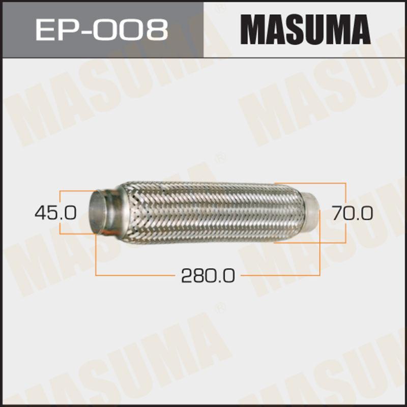 Гофра глушителя MASUMA EP008