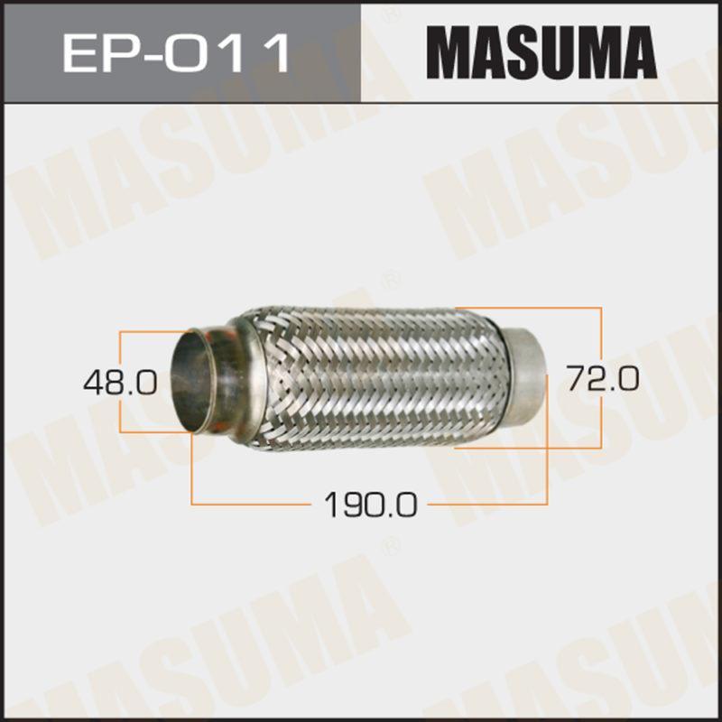 Гофра глушителя MASUMA EP011