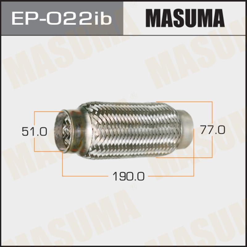Гофра глушителя MASUMA EP022ib