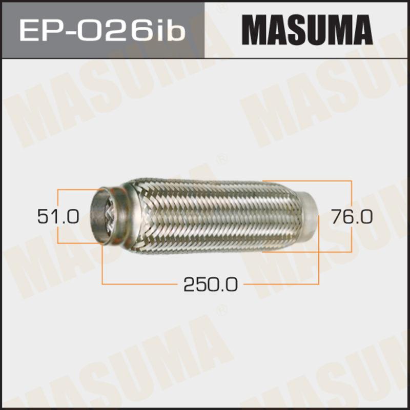 Гофра глушителя MASUMA EP026ib