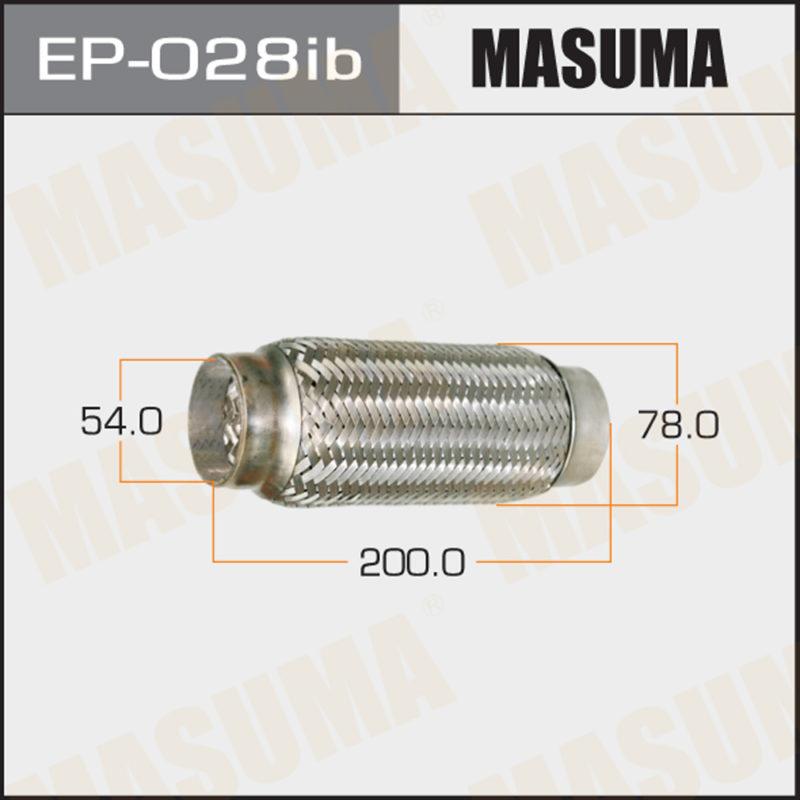 Гофра глушителя MASUMA EP028ib