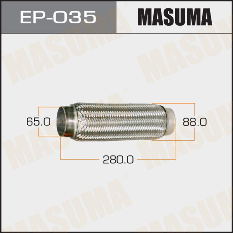 Гофра глушителя MASUMA EP035