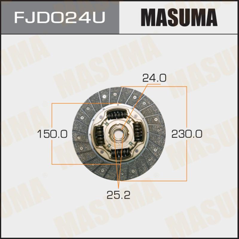 Диск зчеплення MASUMA FJD024U