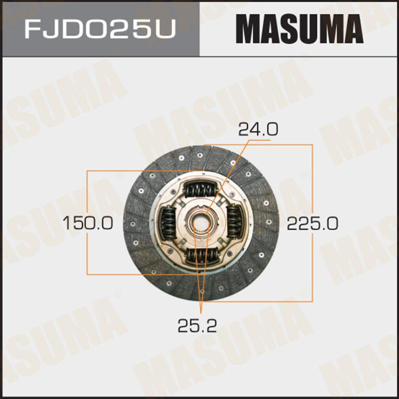 Диск сцепления  MASUMA FJD025U