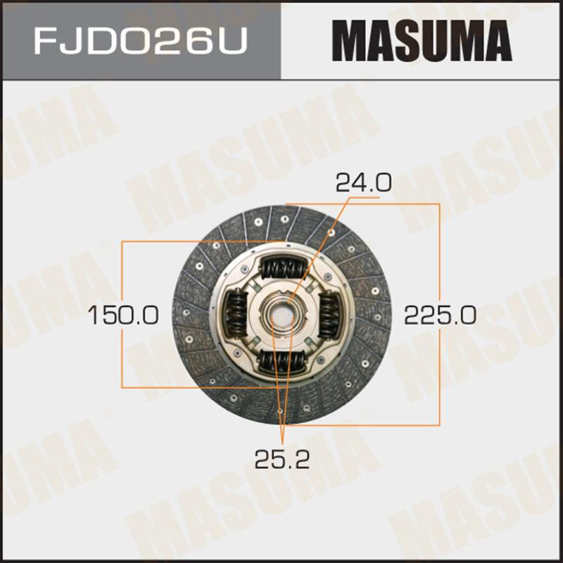 Диск зчеплення MASUMA FJD026U