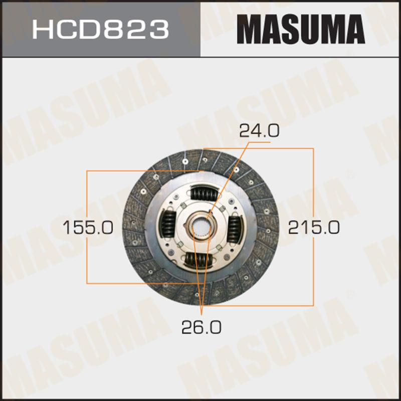 Диск зчеплення MASUMA HCD823