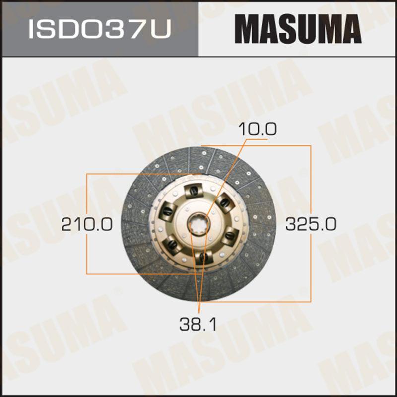 Диск зчеплення MASUMA ISD037U