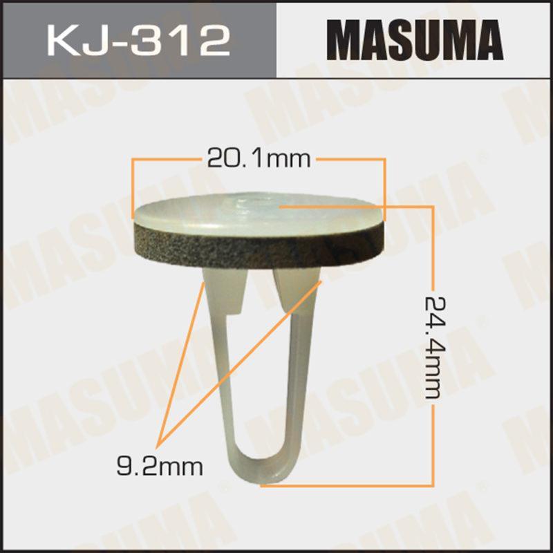 Клипса автомобильная  MASUMA KJ312