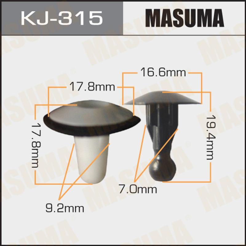 Клипса автомобильная  MASUMA KJ315