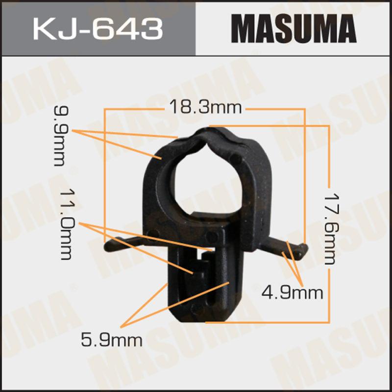 Клипса автомобильная  MASUMA KJ643