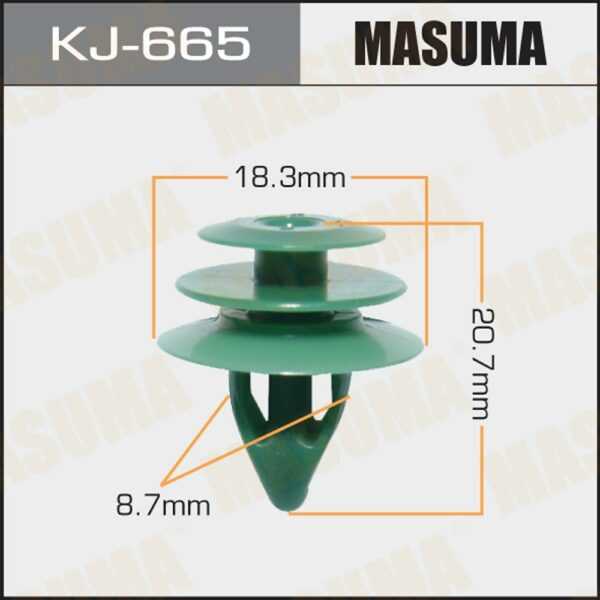 Кліпса автомобільна MASUMA KJ665