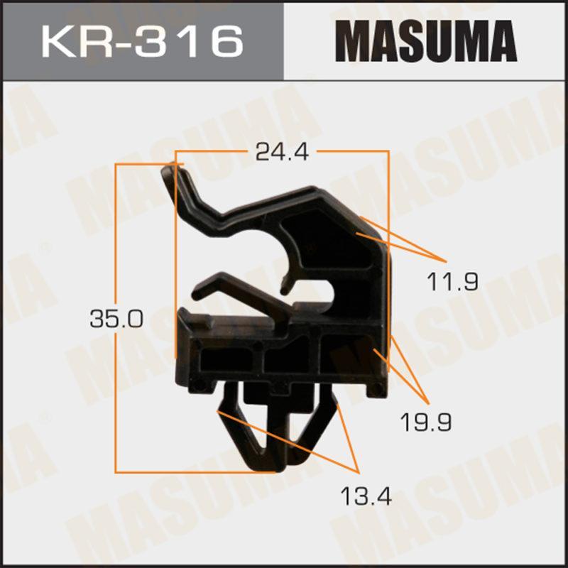 Кліпса автомобільна MASUMA KR316