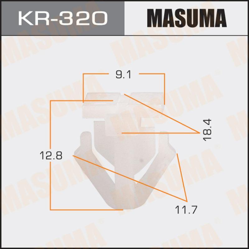 Клипса автомобильная  MASUMA KR320