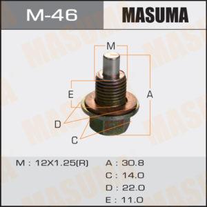 Болт маслосливной С МАГНИТОМ MASUMA M46