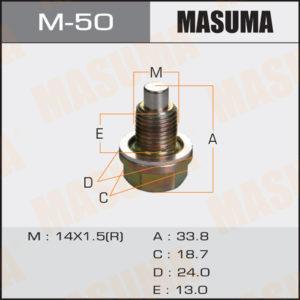 Болт маслосливной С МАГНИТОМ MASUMA M50