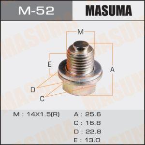 Болт маслосливной С МАГНИТОМ MASUMA M52