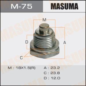 Болт маслосливной A/T С МАГНИТОМ MASUMA M75