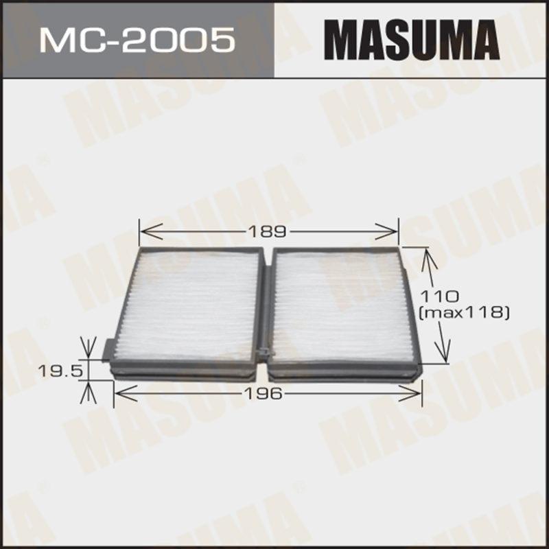 Фільтр салону MASUMA MC2005