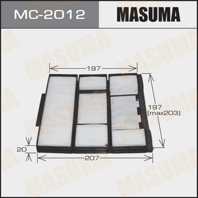 Фильтр салона MASUMA MC2012