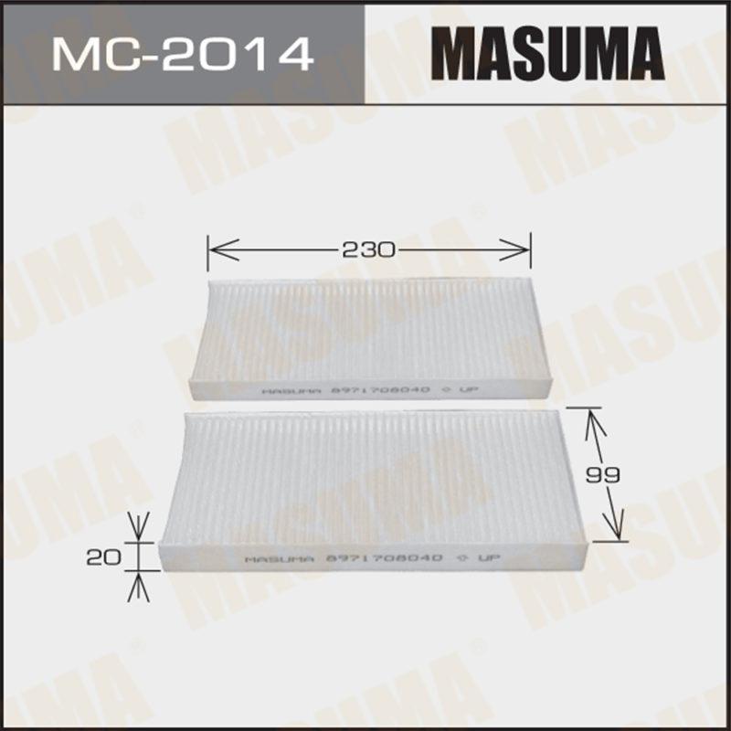 Фильтр салона MASUMA MC2014