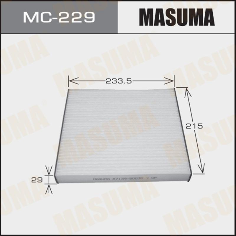 Фільтр салону MASUMA MC229