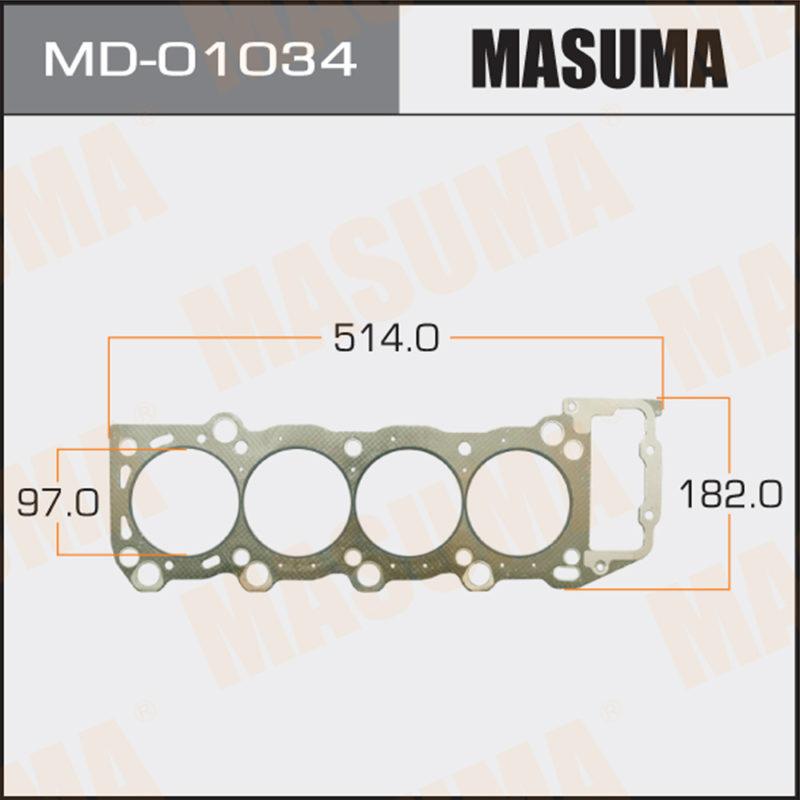 Прокладка Головки блока MASUMA MD01034