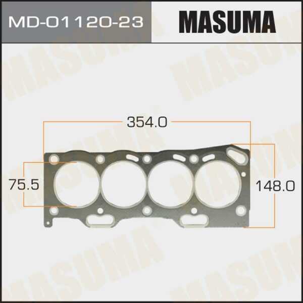 Прокладка Головки блоку MASUMA MD0112023