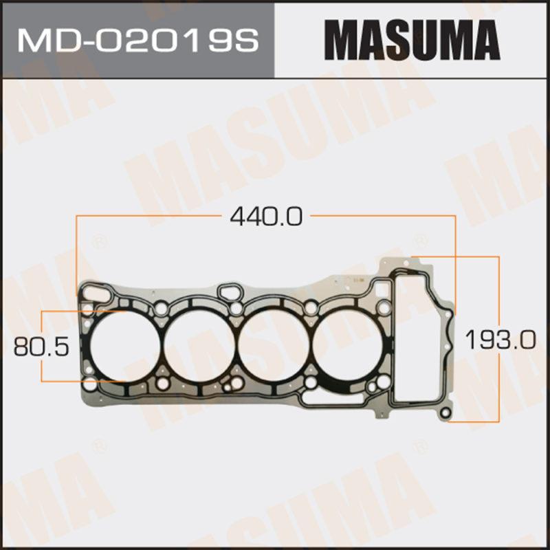 Прокладка Головки блоку MASUMA MD02019S