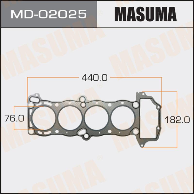 Прокладка Головки блоку MASUMA MD02025